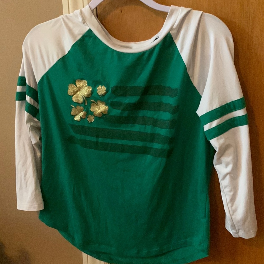 Irish flag shirt, size medium from Why To Celebrate